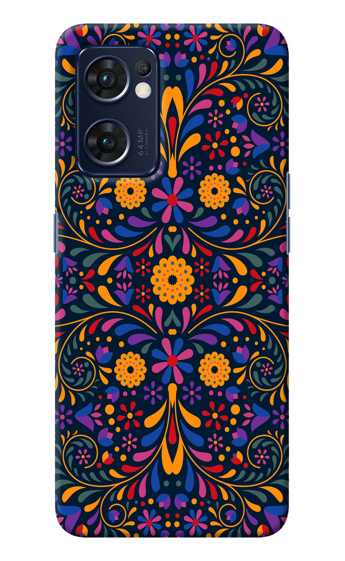 Mexican Art Oppo Reno7 5G Back Cover