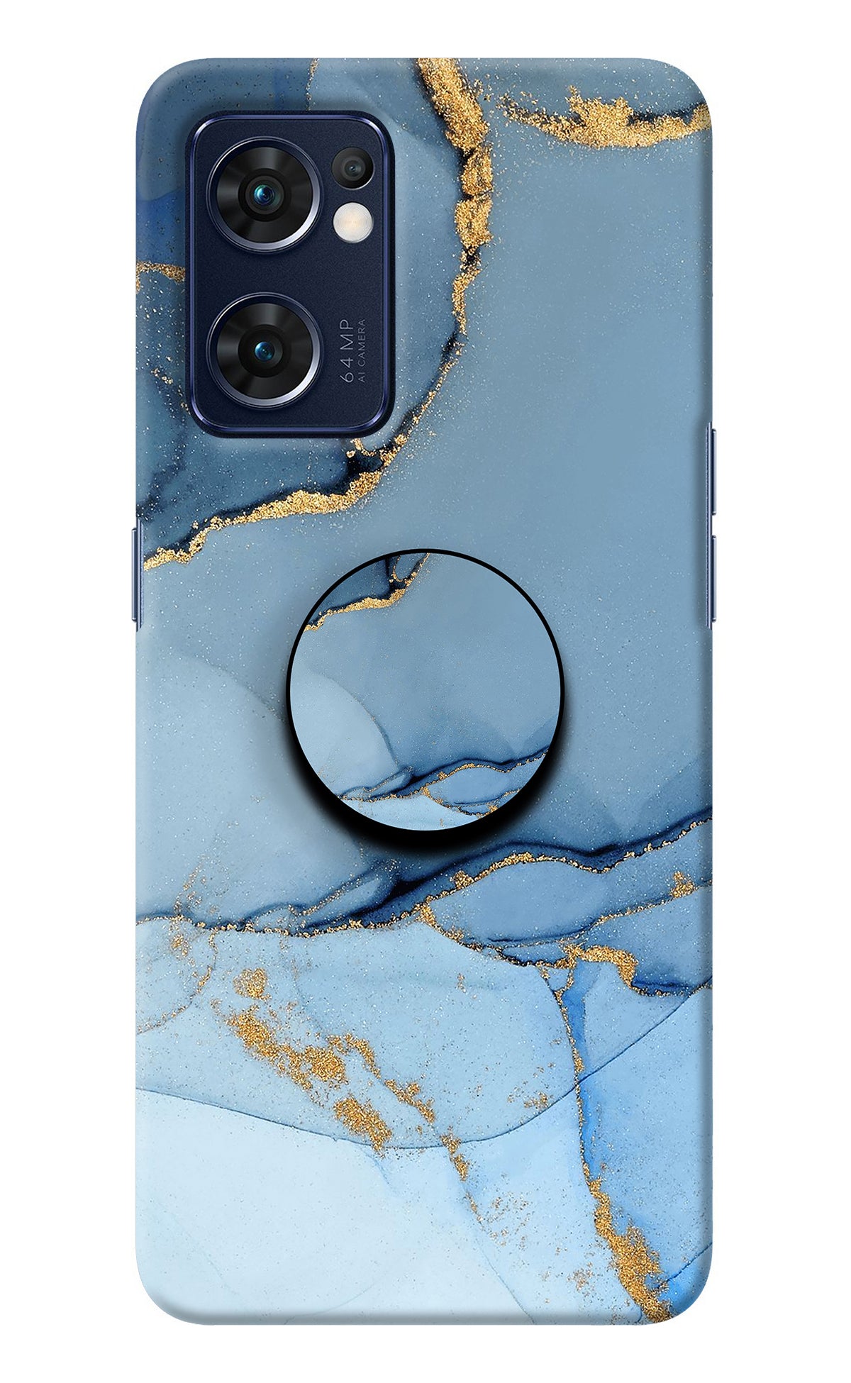 Blue Marble Oppo Reno7 5G Pop Case