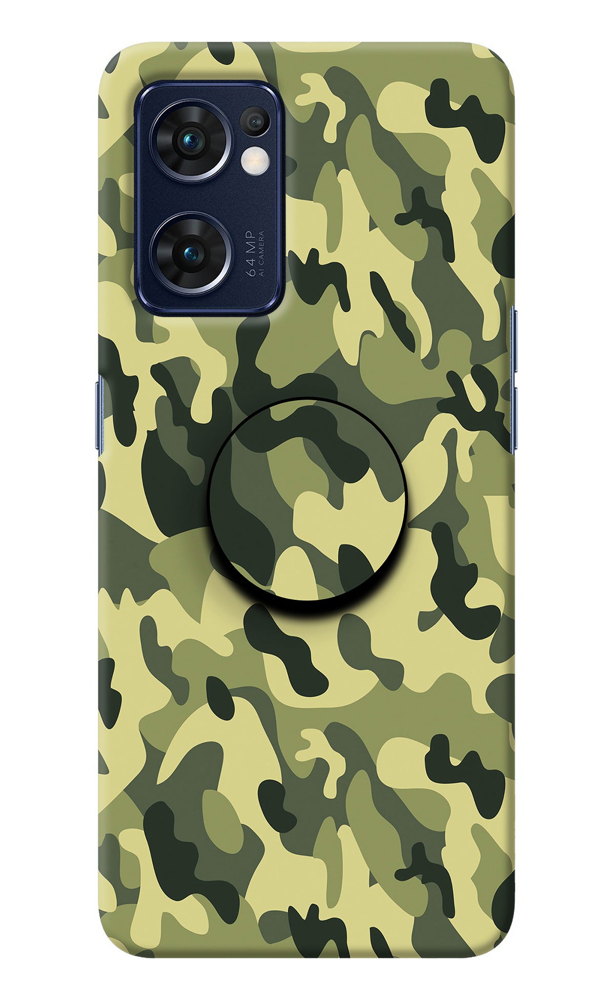 Camouflage Oppo Reno7 5G Pop Case