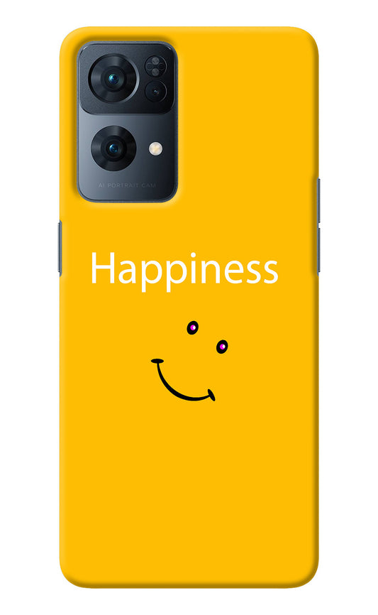 Happiness With Smiley Oppo Reno7 Pro 5G Back Cover