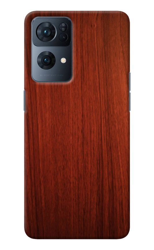 Wooden Plain Pattern Oppo Reno7 Pro 5G Back Cover