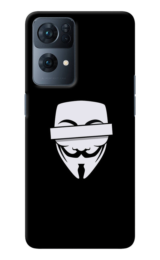 Anonymous Face Oppo Reno7 Pro 5G Back Cover