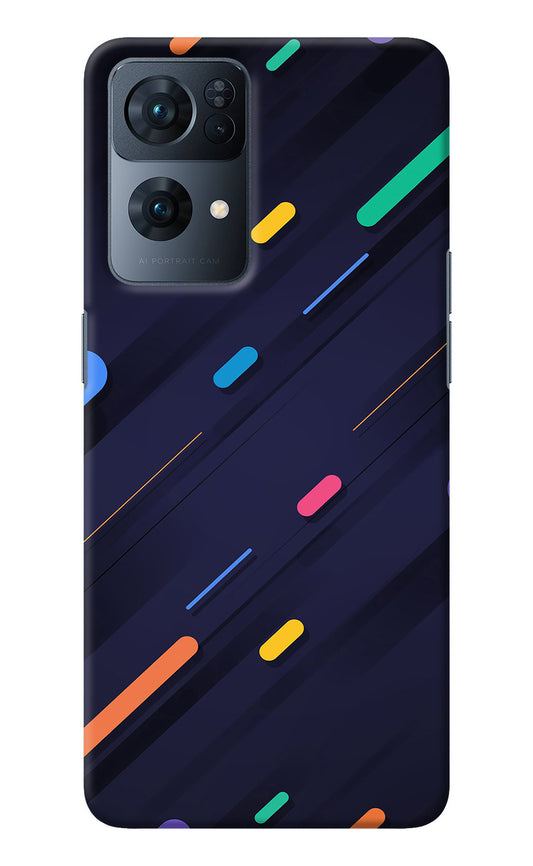 Abstract Design Oppo Reno7 Pro 5G Back Cover