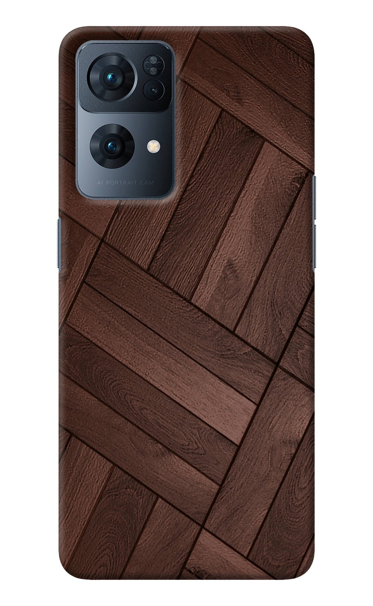 Wooden Texture Design Oppo Reno7 Pro 5G Back Cover