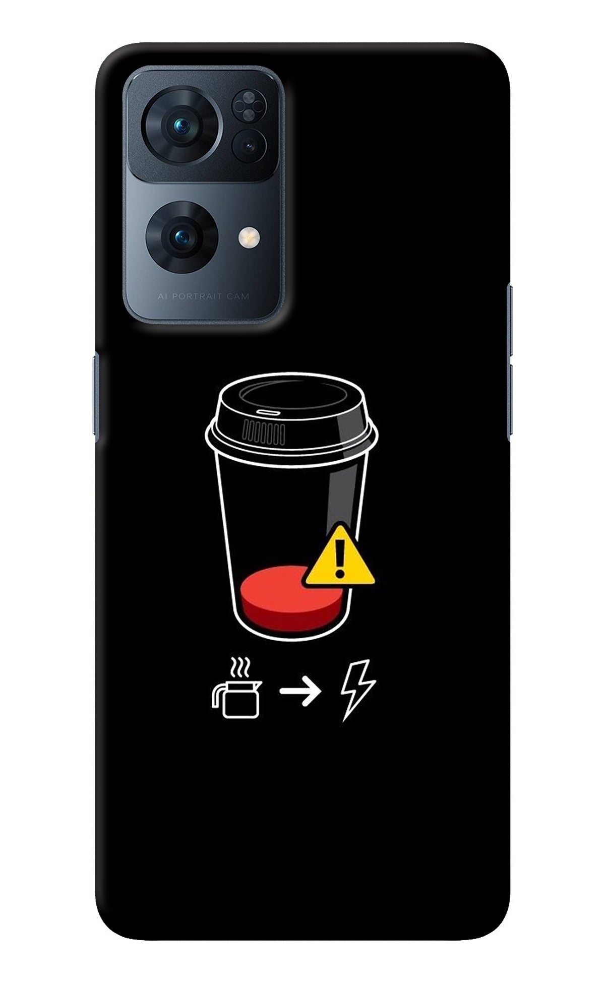 Coffee Oppo Reno7 Pro 5G Back Cover