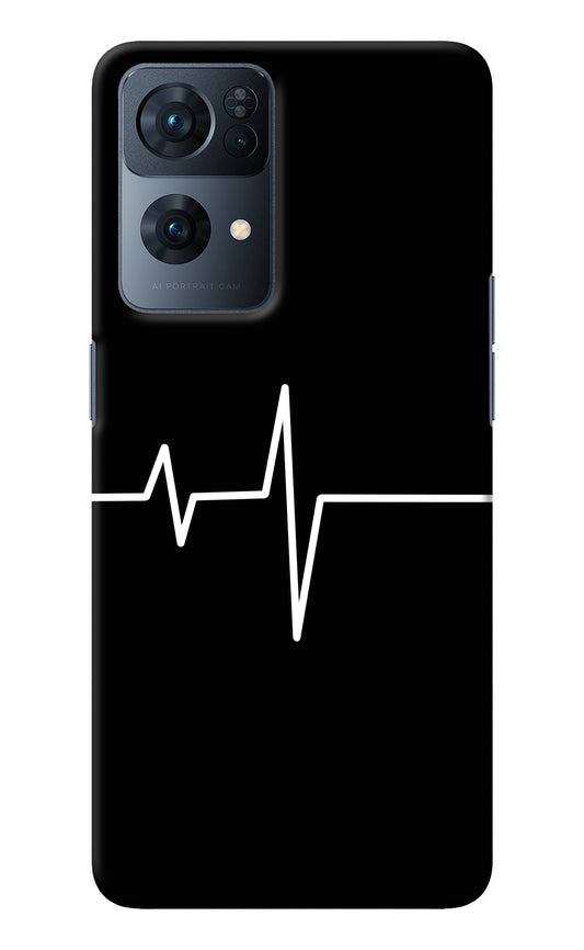 Heart Beats Oppo Reno7 Pro 5G Back Cover