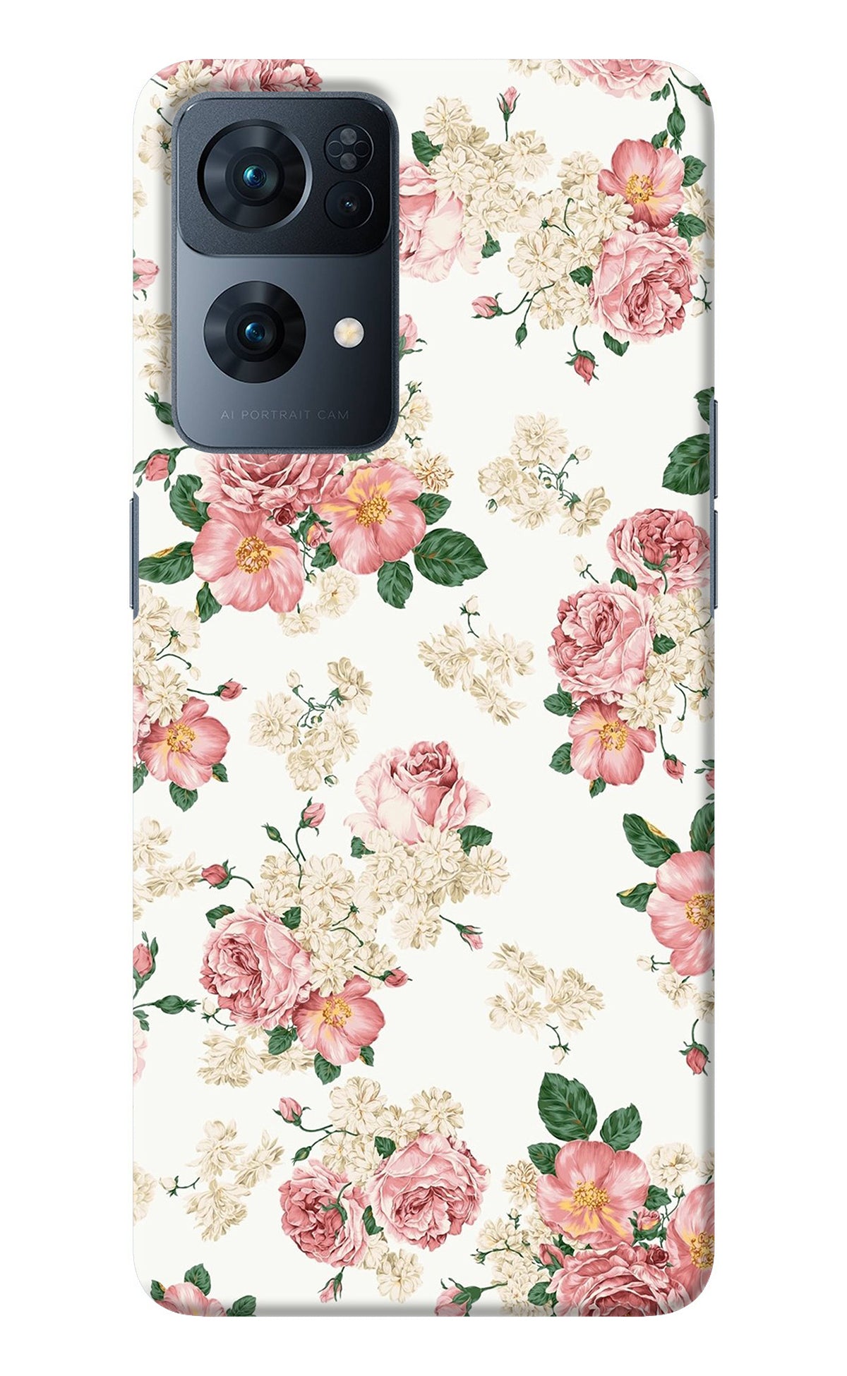 Flowers Oppo Reno7 Pro 5G Back Cover