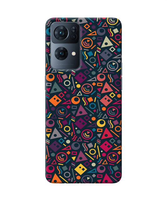 Geometric Abstract Oppo Reno7 Pro 5G Back Cover