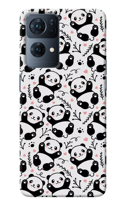 Cute Panda Oppo Reno7 Pro 5G Back Cover