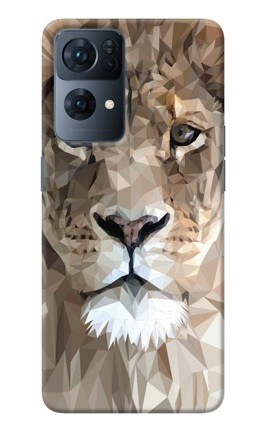 Lion Art Oppo Reno7 Pro 5G Back Cover