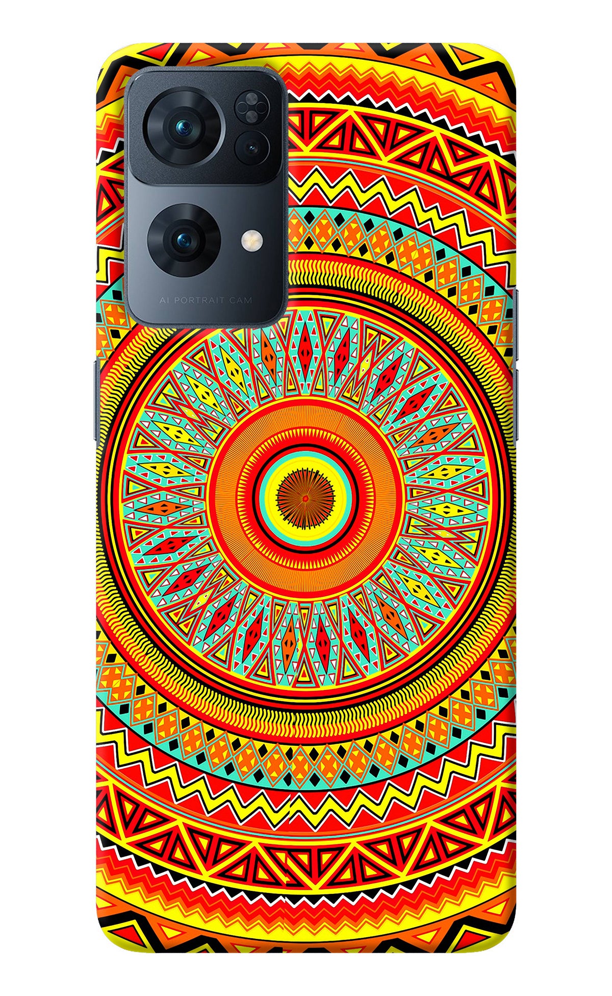 Mandala Pattern Oppo Reno7 Pro 5G Back Cover