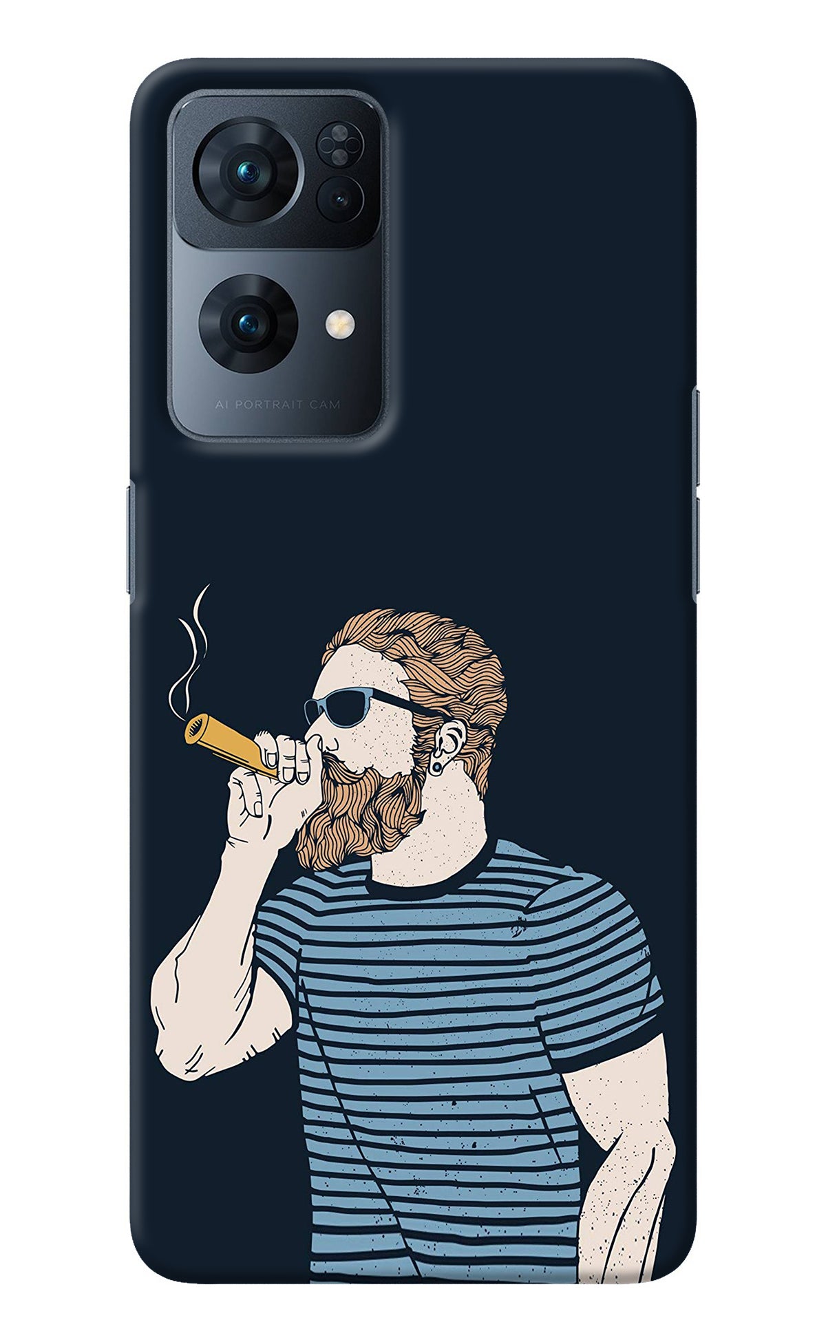 Smoking Oppo Reno7 Pro 5G Back Cover