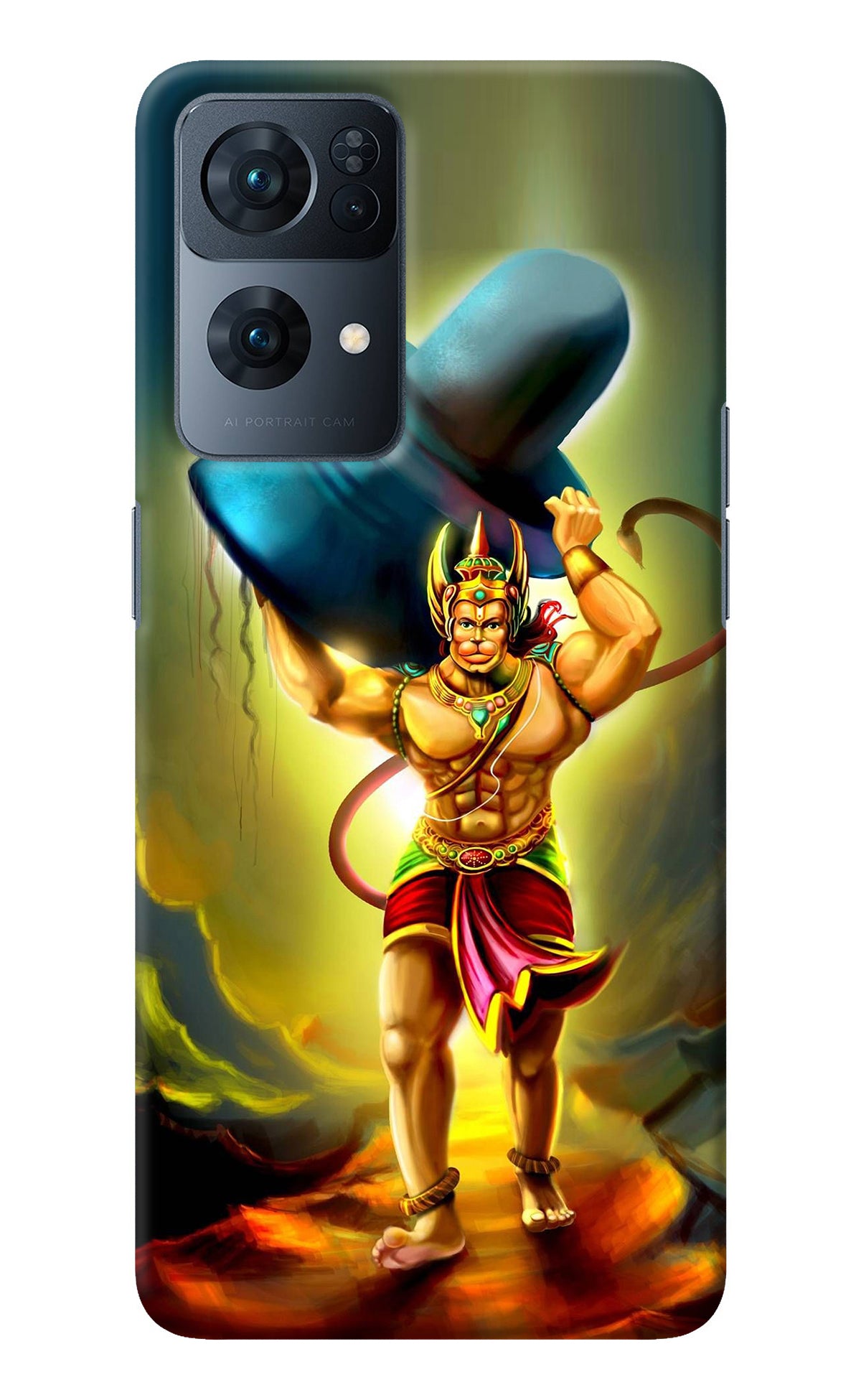 Lord Hanuman Oppo Reno7 Pro 5G Back Cover