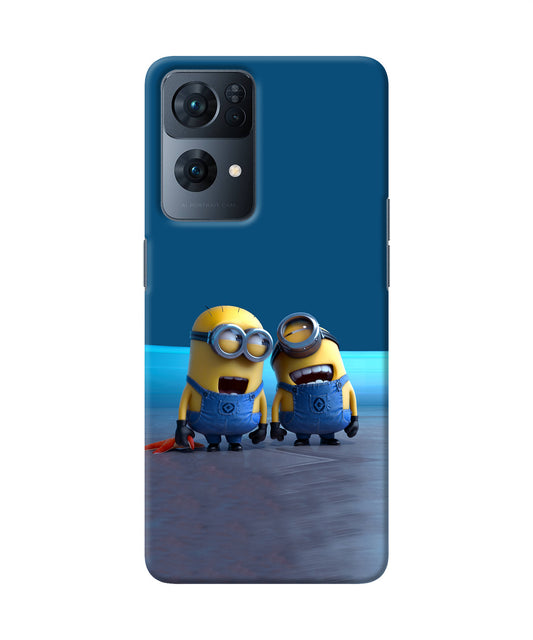 Minion Laughing Oppo Reno7 Pro 5G Back Cover