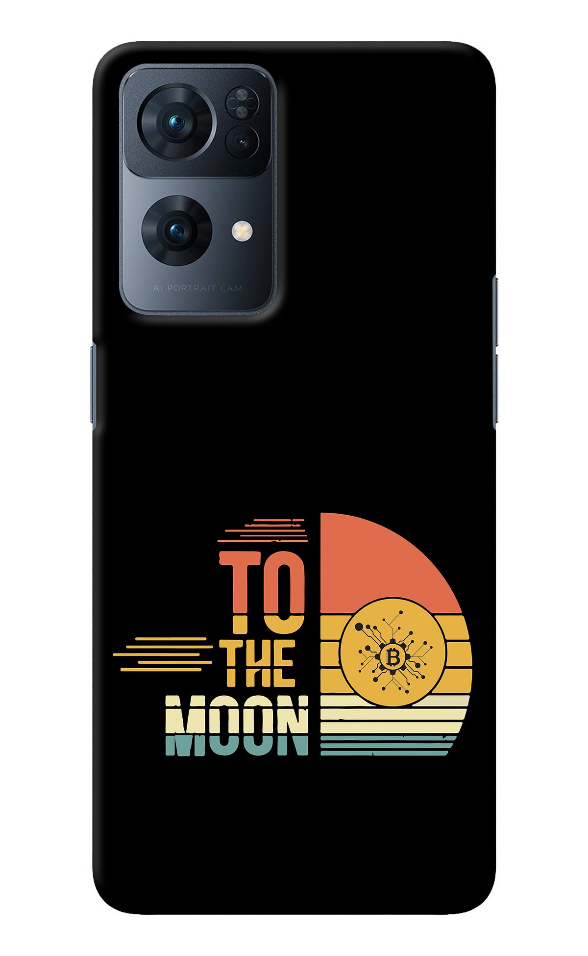 To the Moon Oppo Reno7 Pro 5G Back Cover