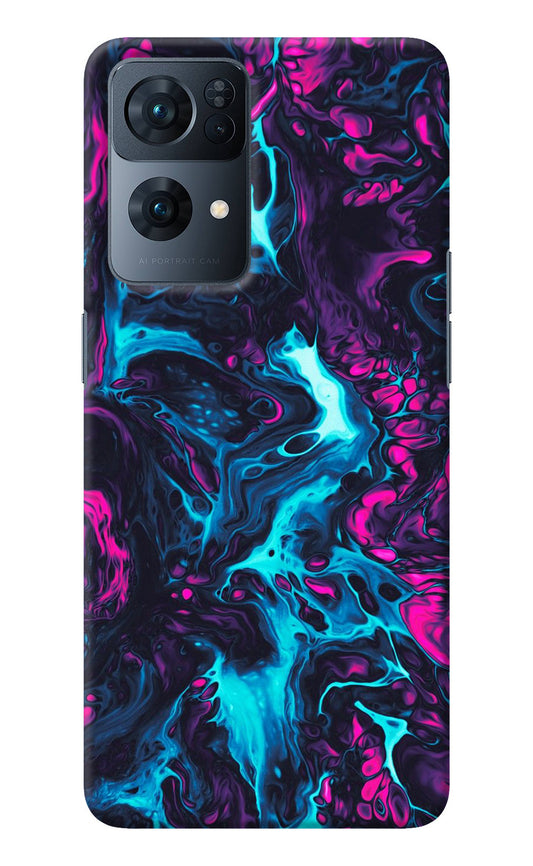 Abstract Oppo Reno7 Pro 5G Back Cover
