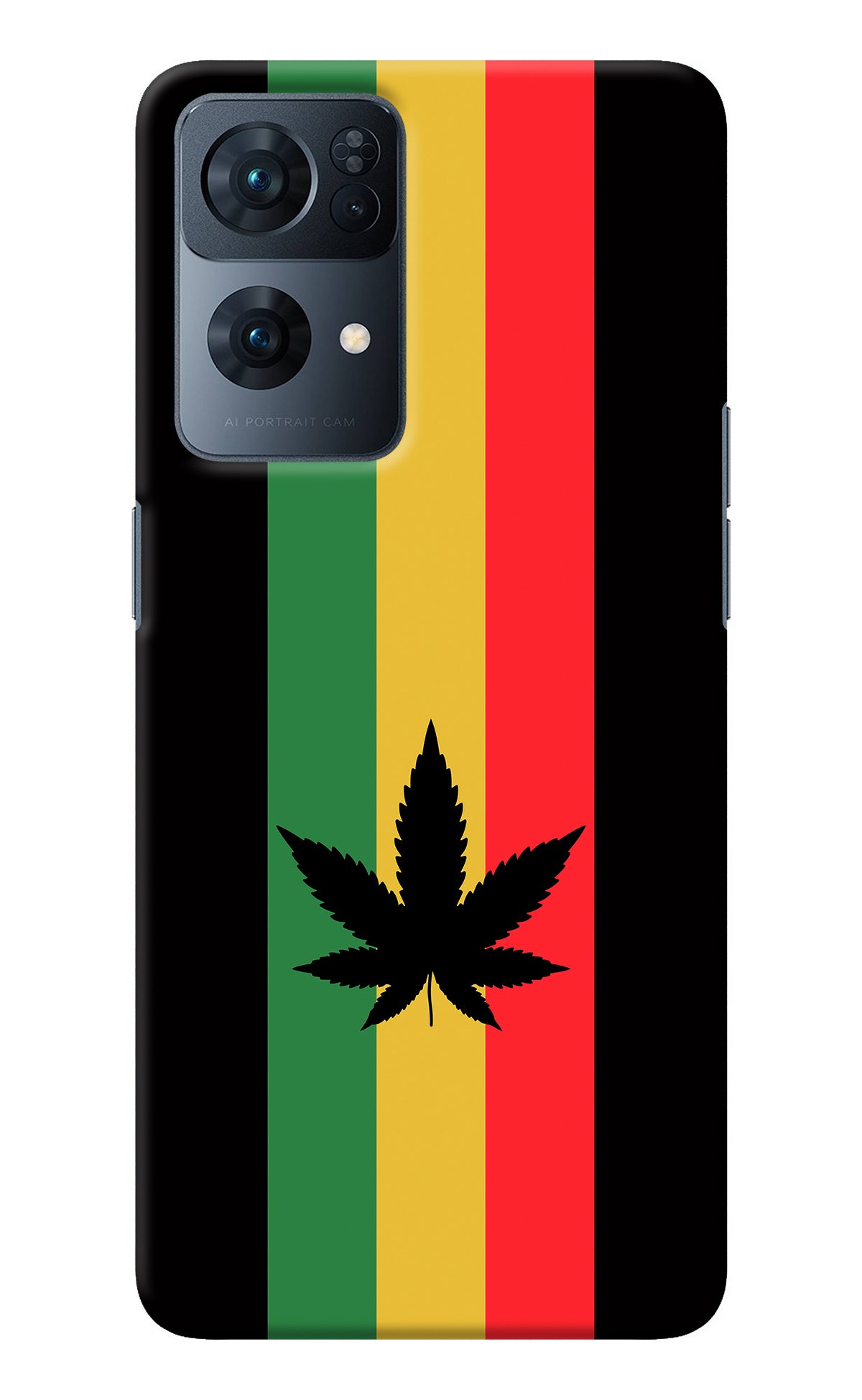 Weed Flag Oppo Reno7 Pro 5G Back Cover