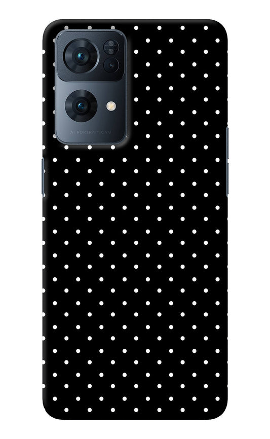 White Dots Oppo Reno7 Pro 5G Back Cover
