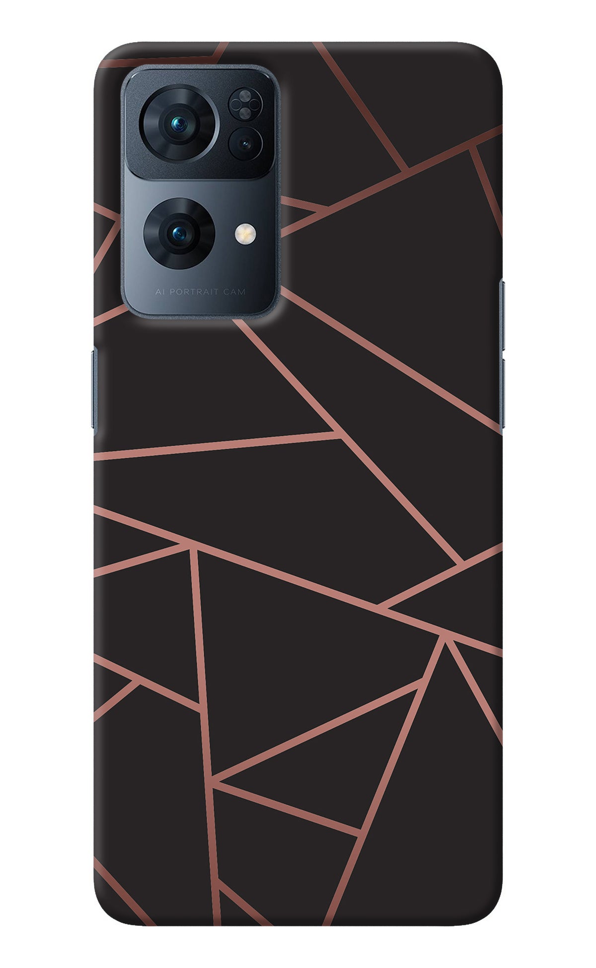 Geometric Pattern Oppo Reno7 Pro 5G Back Cover