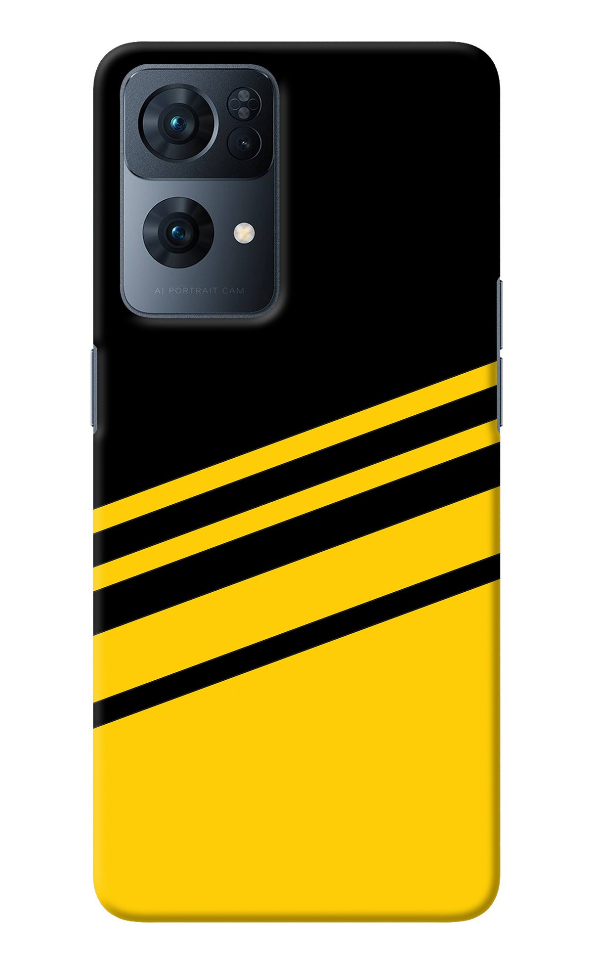 Yellow Shades Oppo Reno7 Pro 5G Back Cover