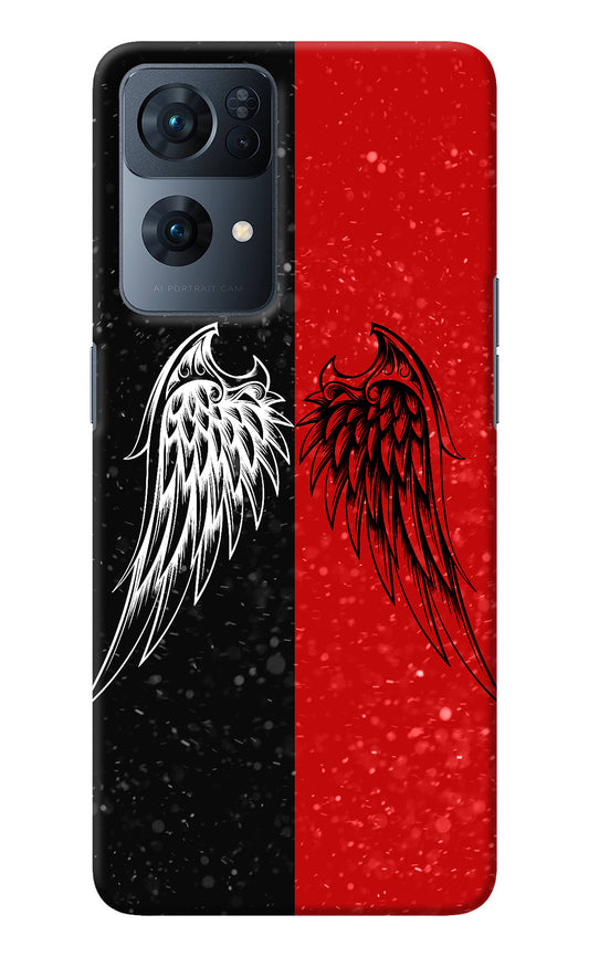 Wings Oppo Reno7 Pro 5G Back Cover