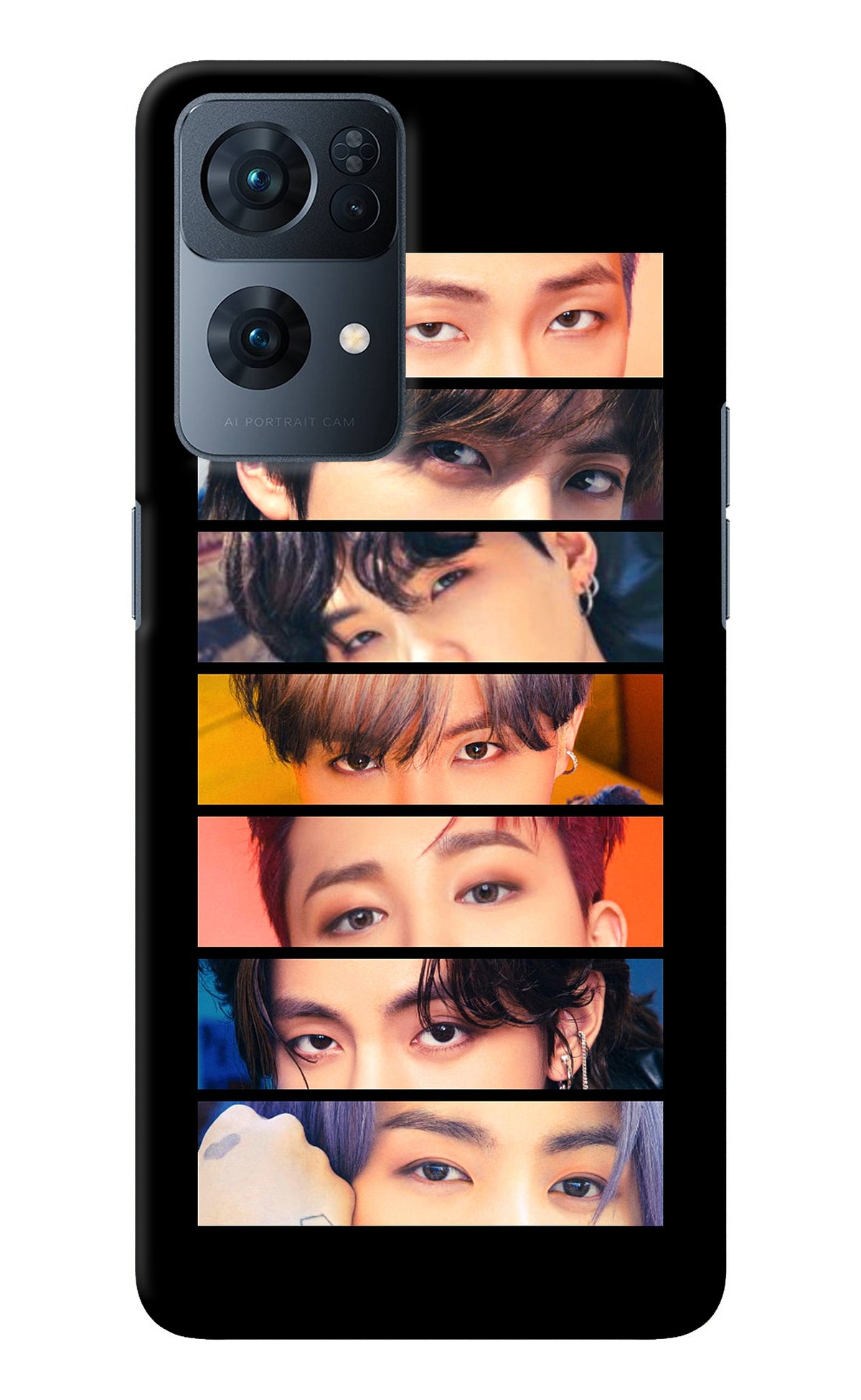 BTS Eyes Oppo Reno7 Pro 5G Back Cover