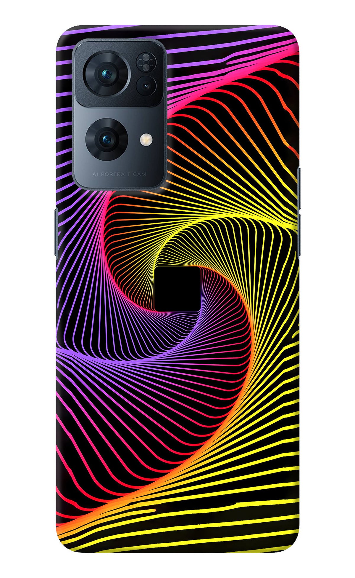 Colorful Strings Oppo Reno7 Pro 5G Back Cover