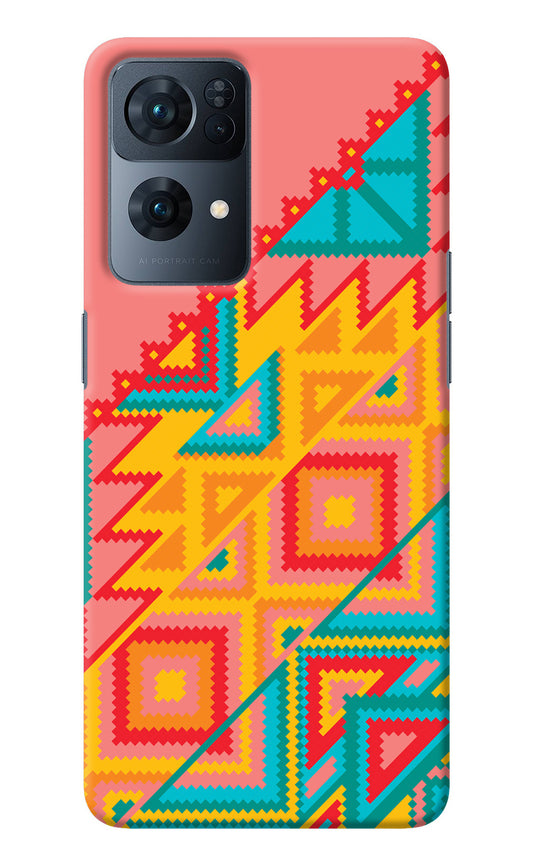 Aztec Tribal Oppo Reno7 Pro 5G Back Cover