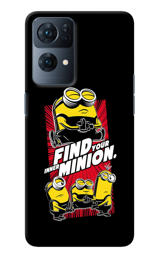 Find your inner Minion Oppo Reno7 Pro 5G Back Cover