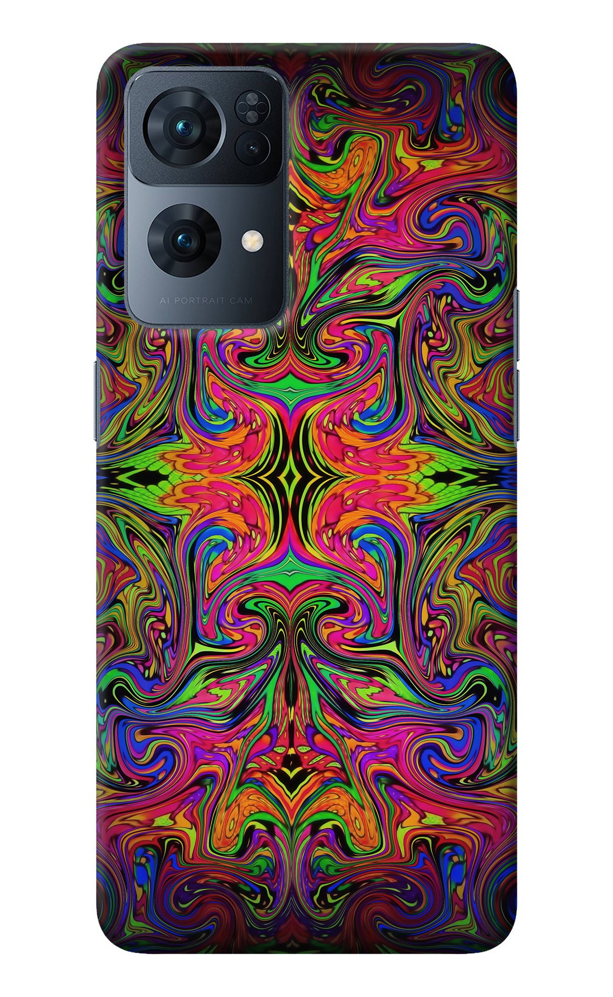 Psychedelic Art Oppo Reno7 Pro 5G Back Cover