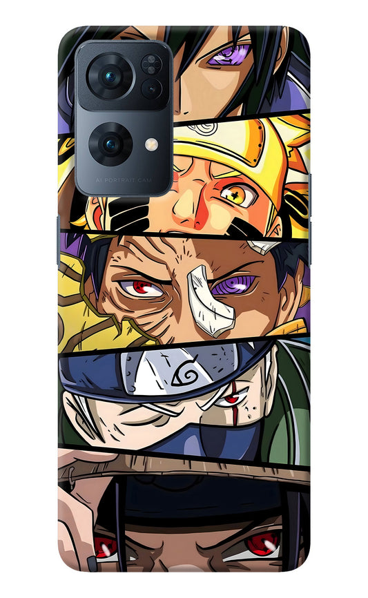 Naruto Character Oppo Reno7 Pro 5G Back Cover