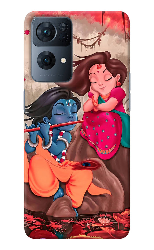 Radhe Krishna Oppo Reno7 Pro 5G Back Cover