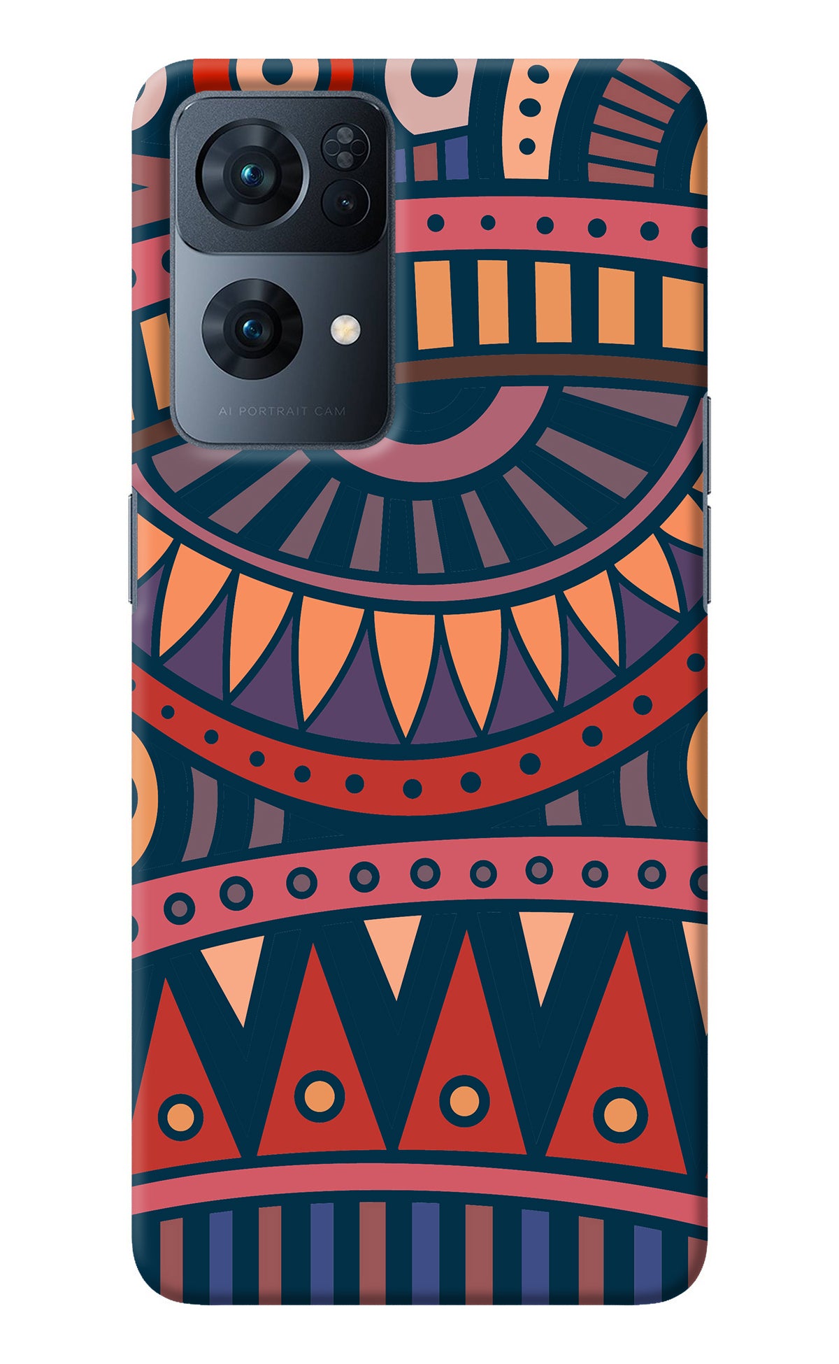 African Culture Design Oppo Reno7 Pro 5G Back Cover