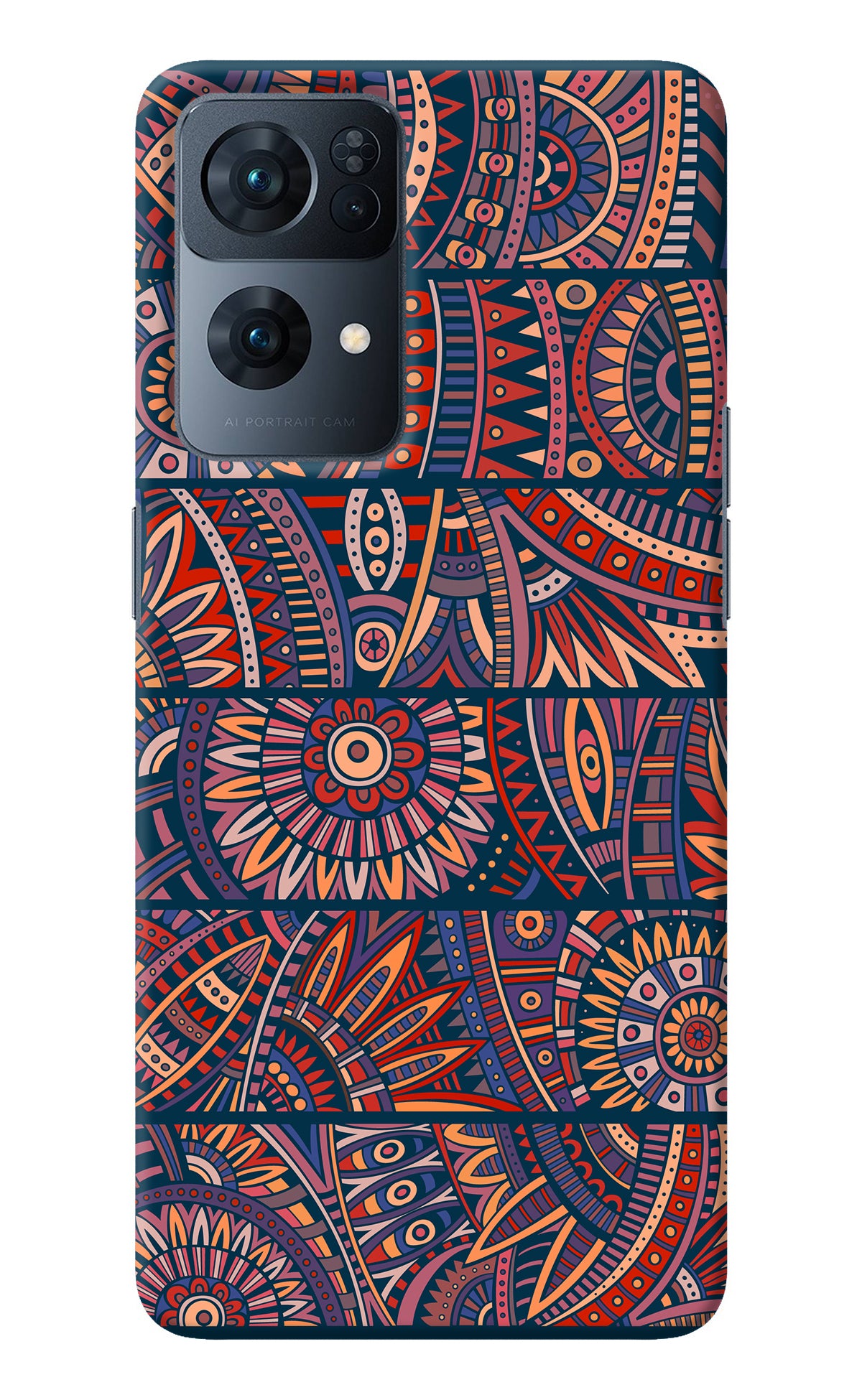 African Culture Design Oppo Reno7 Pro 5G Back Cover