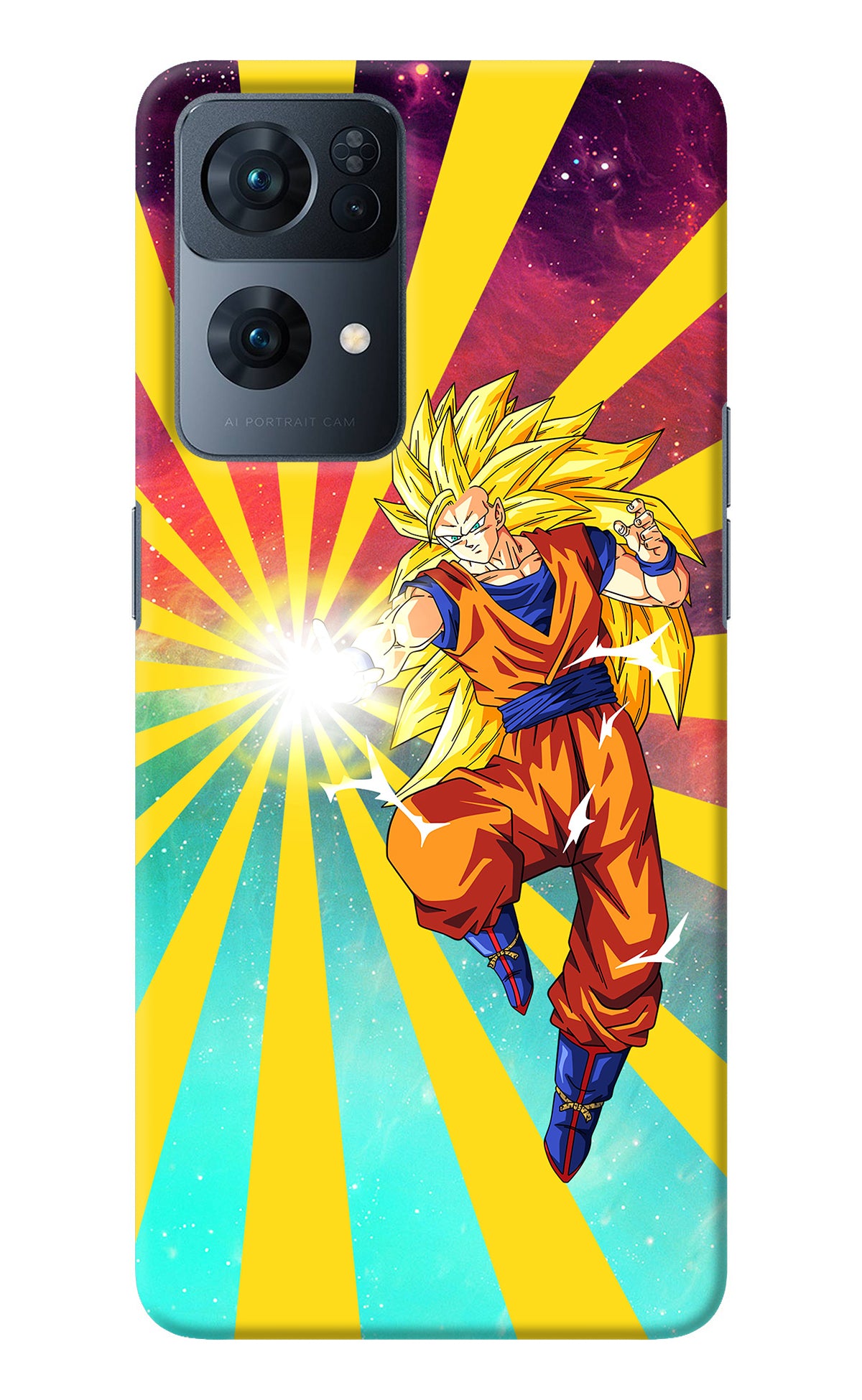 Goku Super Saiyan Oppo Reno7 Pro 5G Back Cover