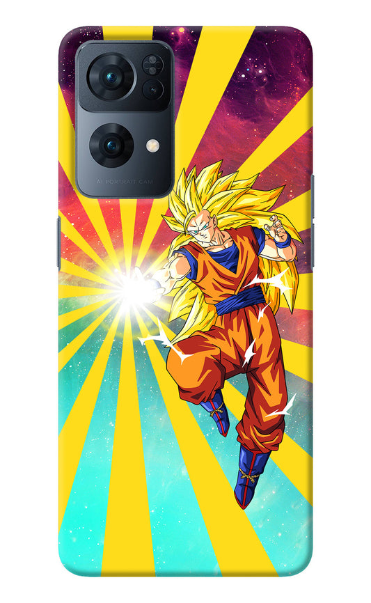 Goku Super Saiyan Oppo Reno7 Pro 5G Back Cover