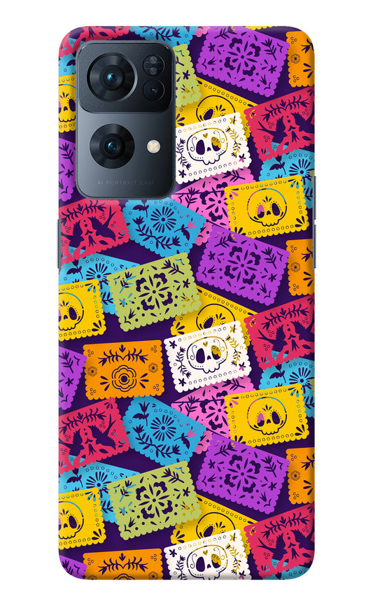 Mexican Pattern Oppo Reno7 Pro 5G Back Cover