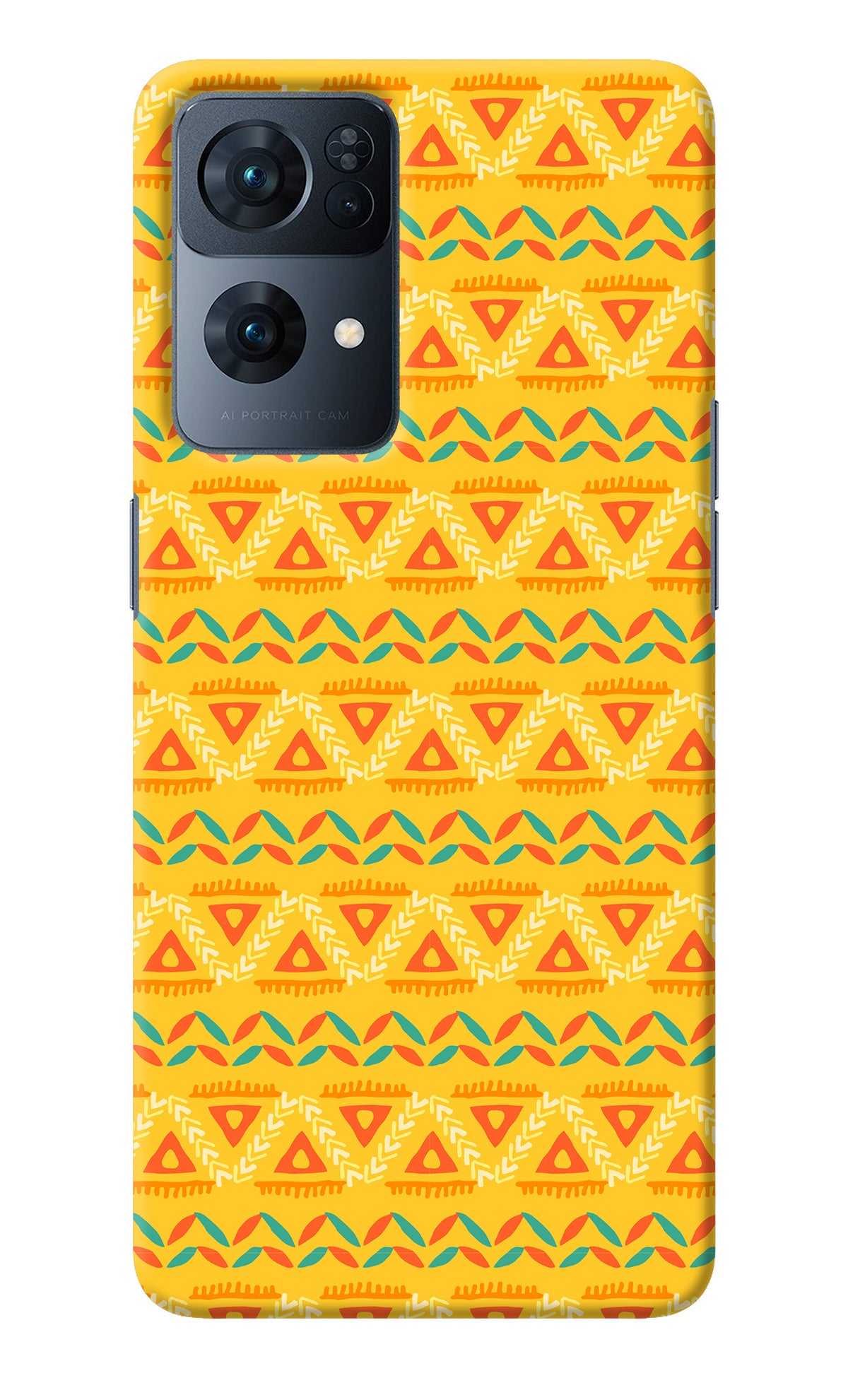 Tribal Pattern Oppo Reno7 Pro 5G Back Cover