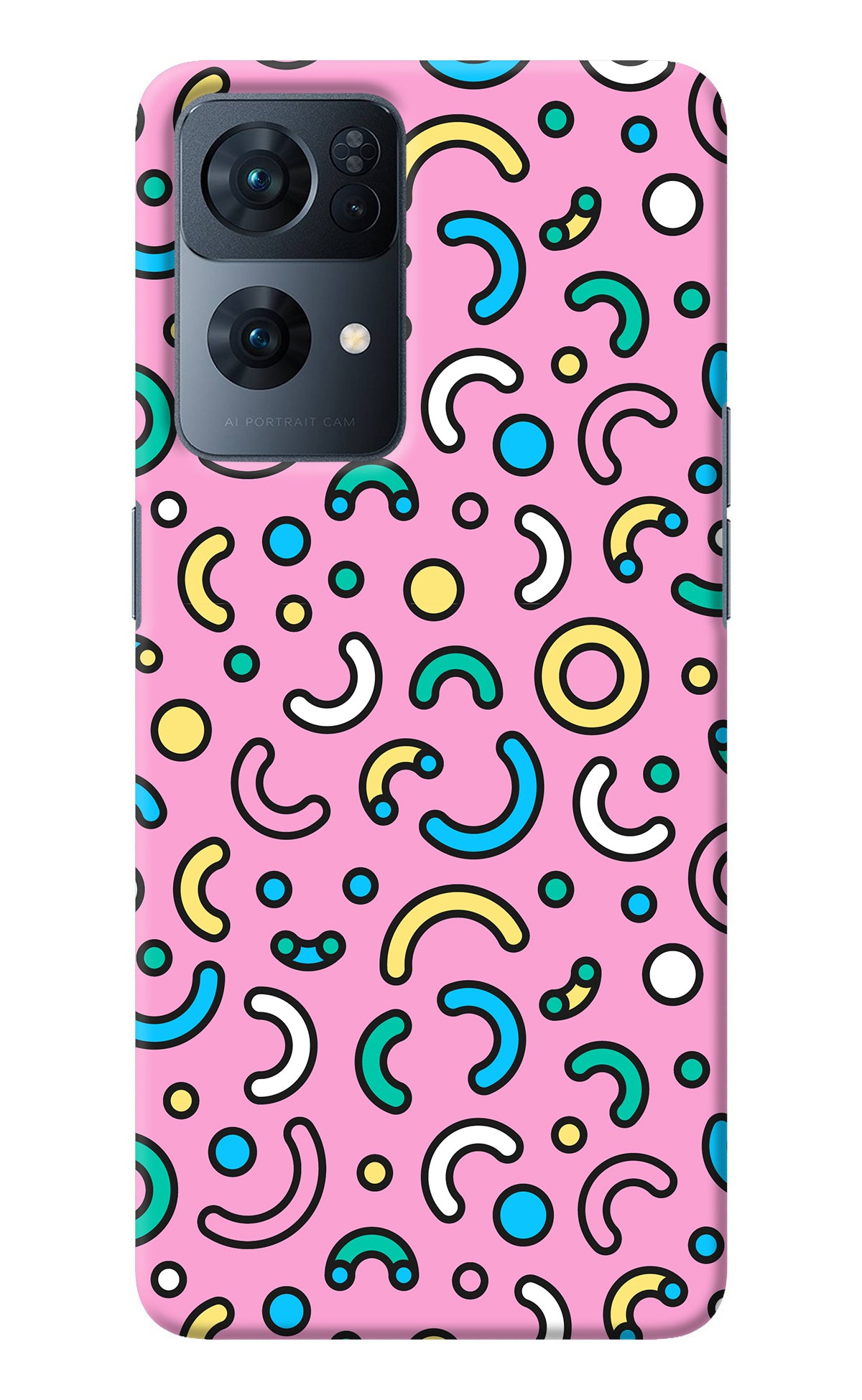 Memphis Design Oppo Reno7 Pro 5G Back Cover