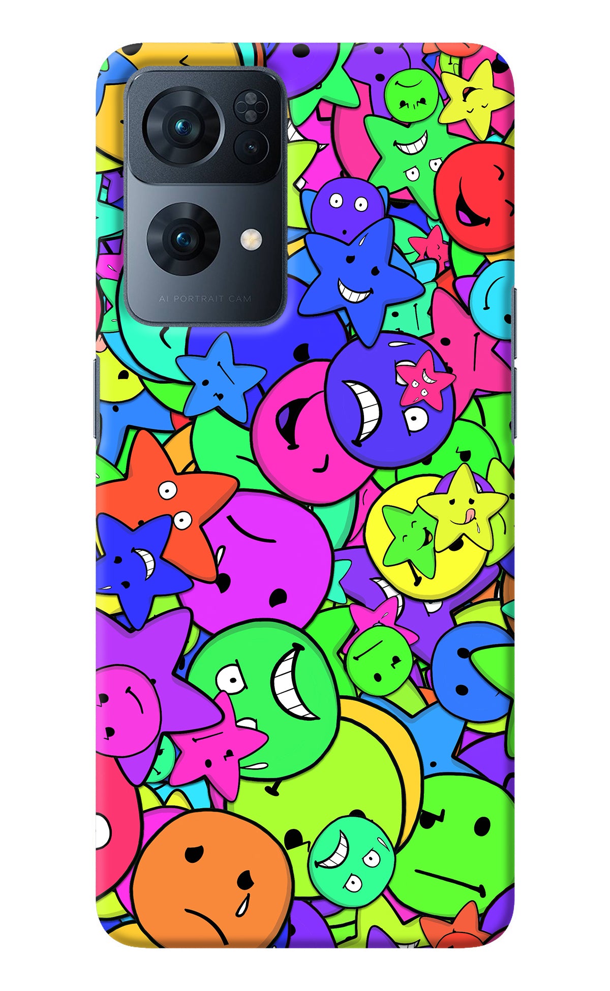 Fun Doodle Oppo Reno7 Pro 5G Back Cover