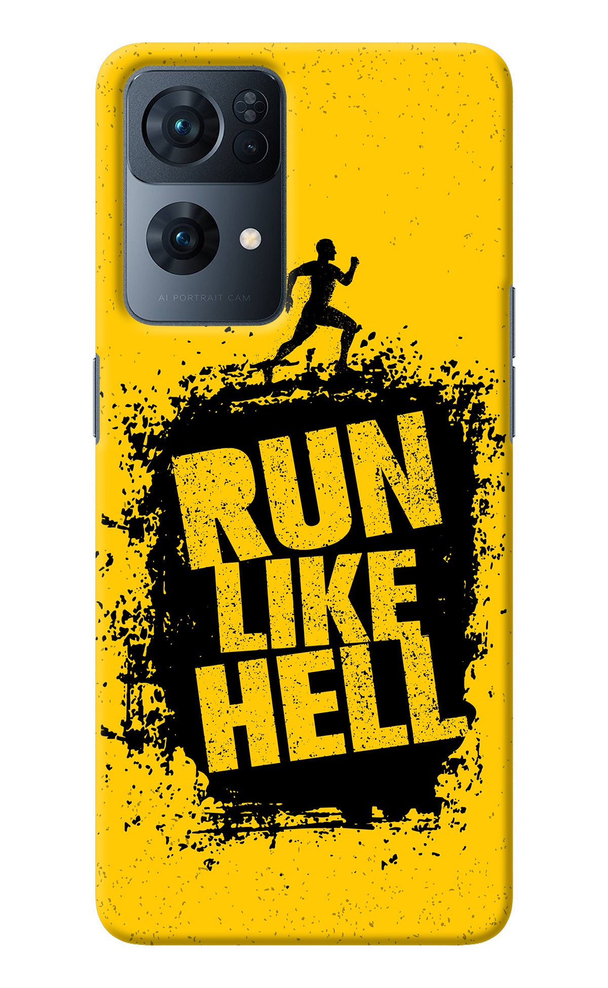 Run Like Hell Oppo Reno7 Pro 5G Back Cover