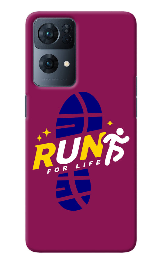 Run for Life Oppo Reno7 Pro 5G Back Cover