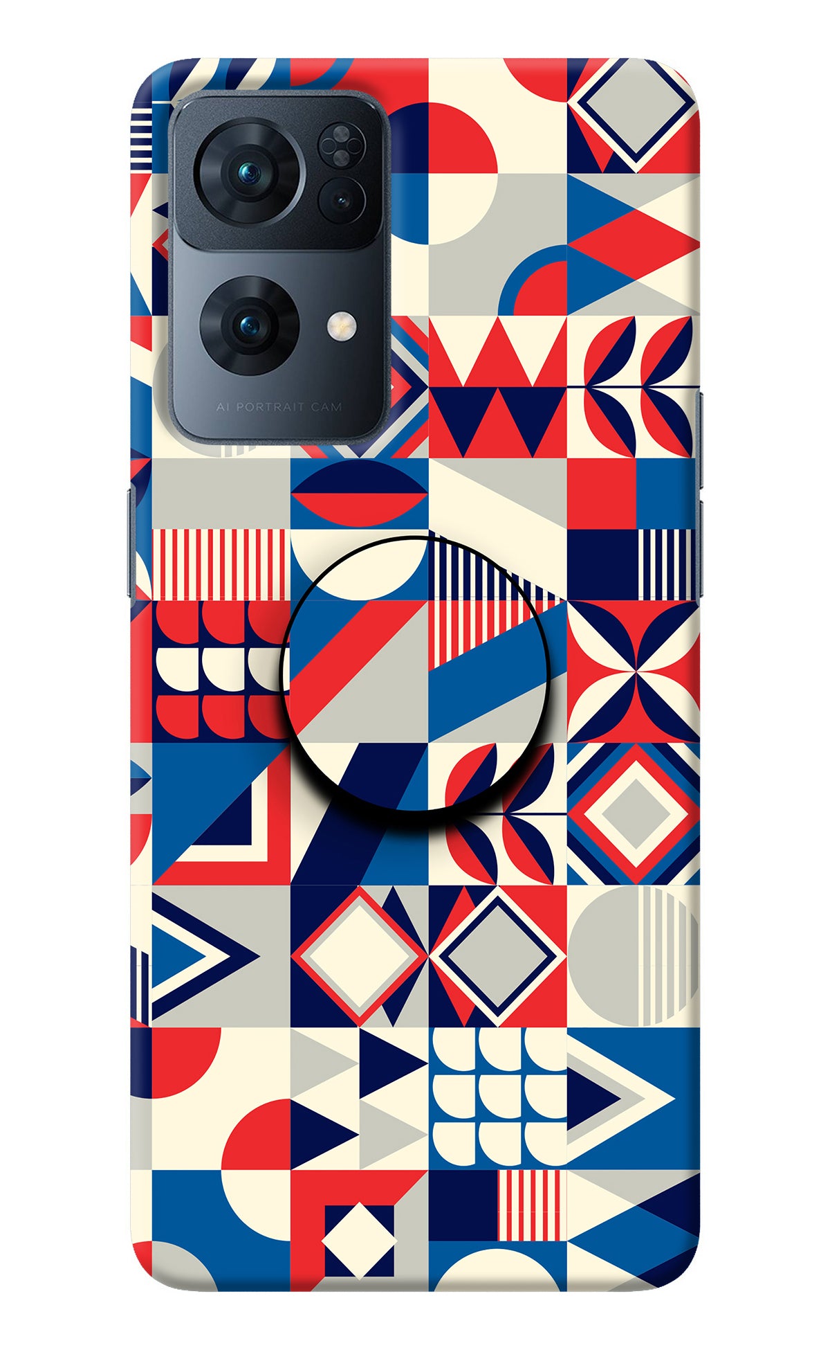 Colorful Pattern Oppo Reno7 Pro 5G Pop Case