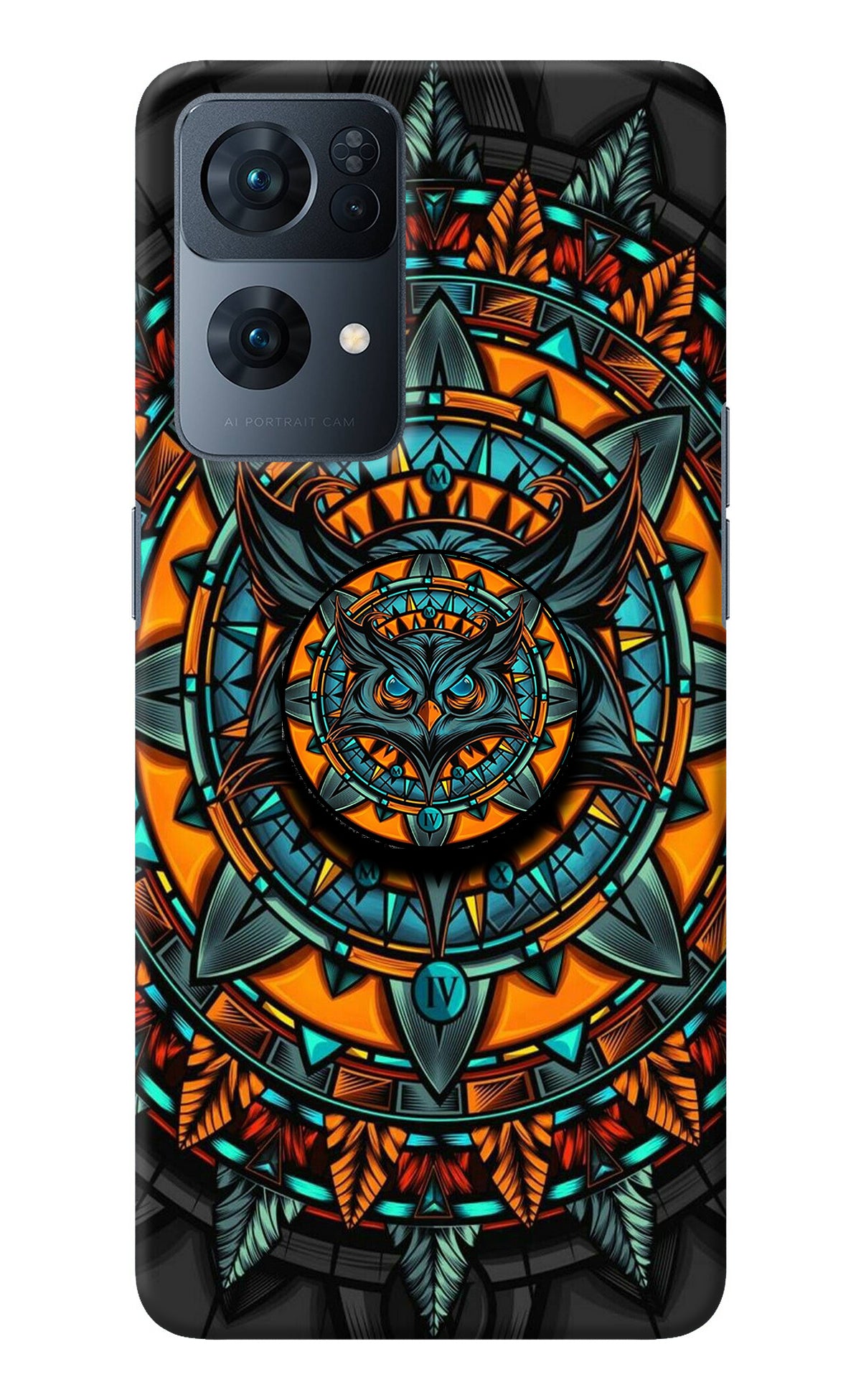 Angry Owl Oppo Reno7 Pro 5G Pop Case