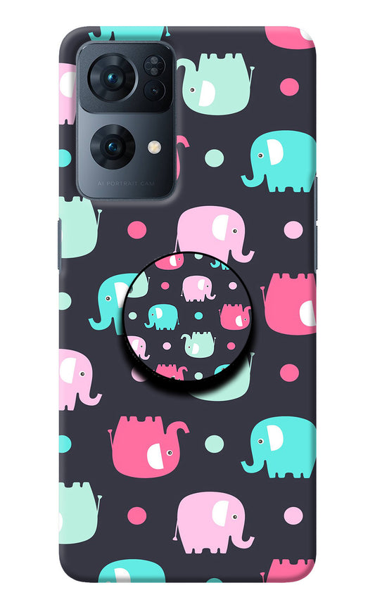 Baby Elephants Oppo Reno7 Pro 5G Pop Case