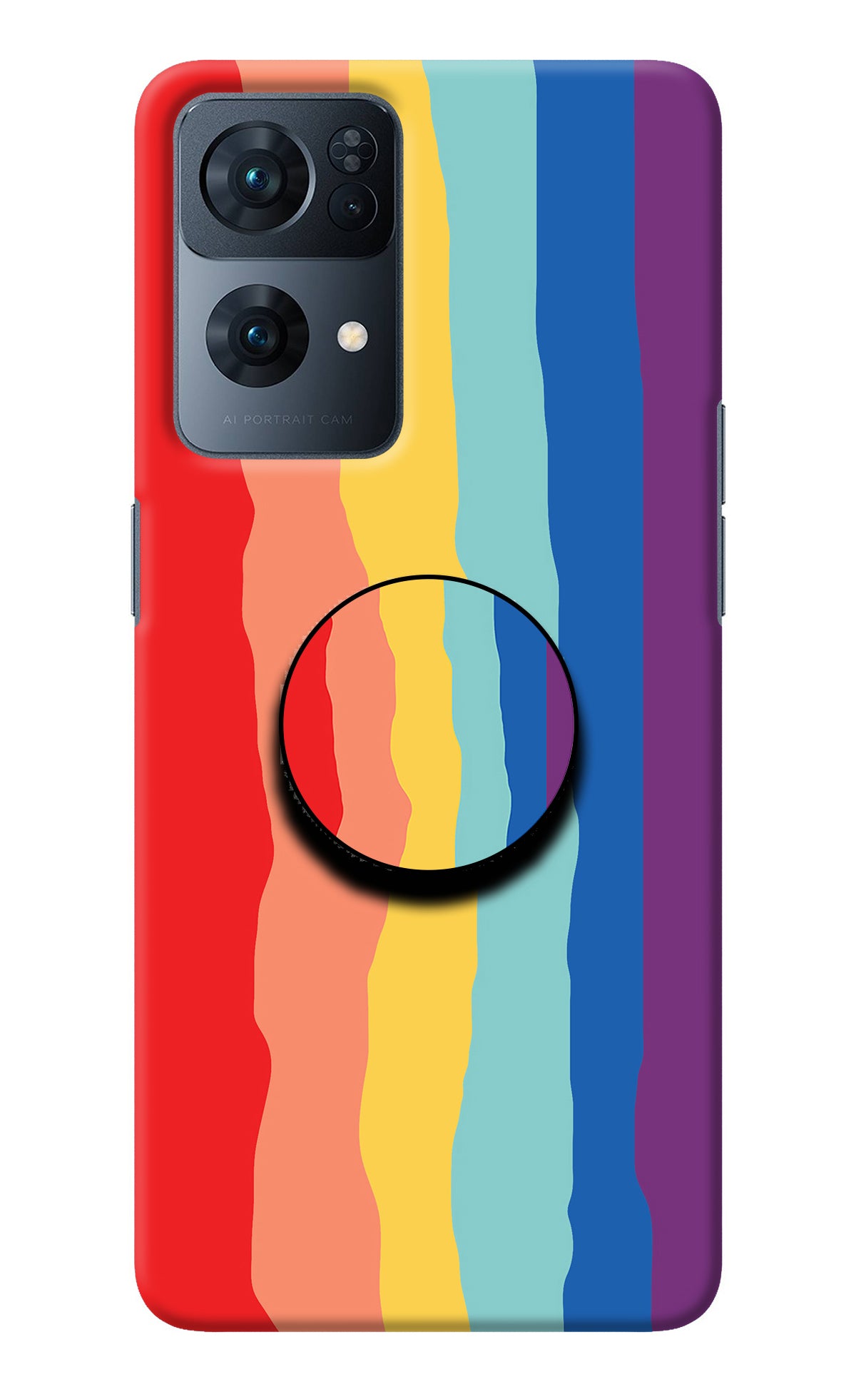 Rainbow Oppo Reno7 Pro 5G Pop Case