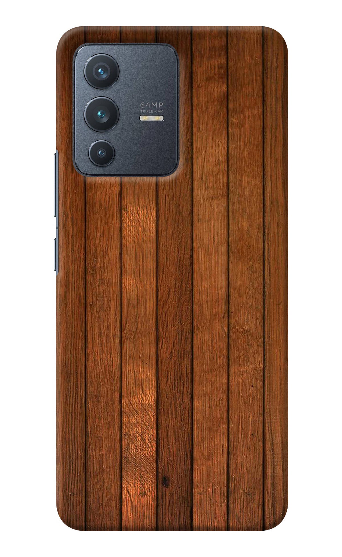 Wooden Artwork Bands Vivo V23 5G Back Cover