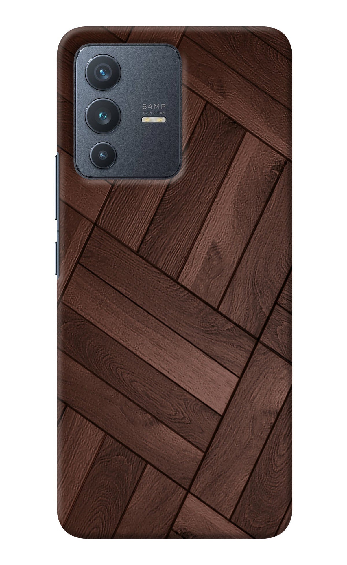 Wooden Texture Design Vivo V23 5G Back Cover