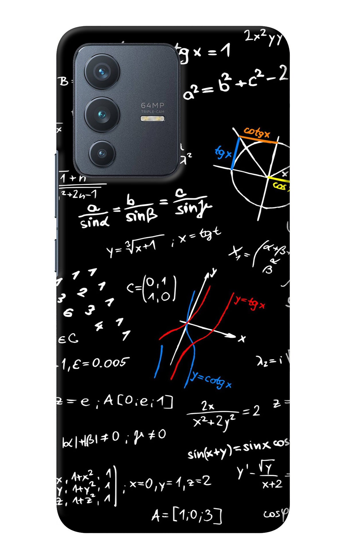 Mathematics Formula Vivo V23 5G Back Cover