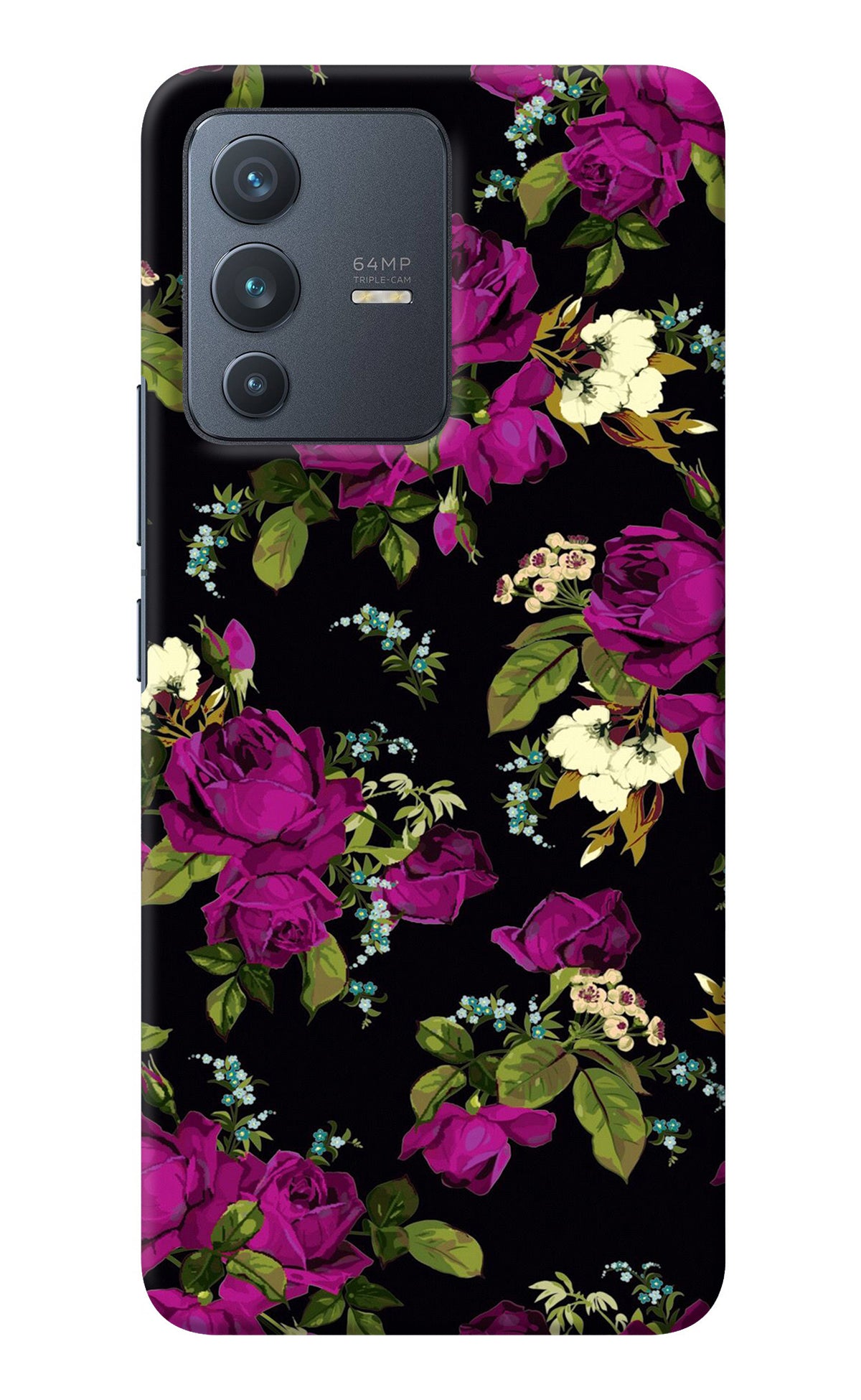 Flowers Vivo V23 5G Back Cover